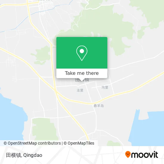 田横镇 map