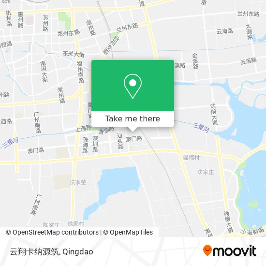 云翔卡纳源筑 map