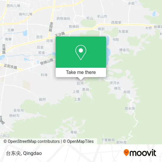 台东尖 map