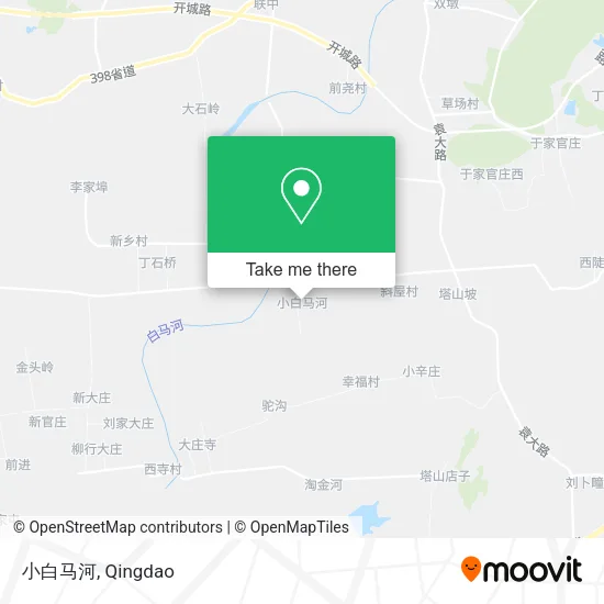 小白马河 map