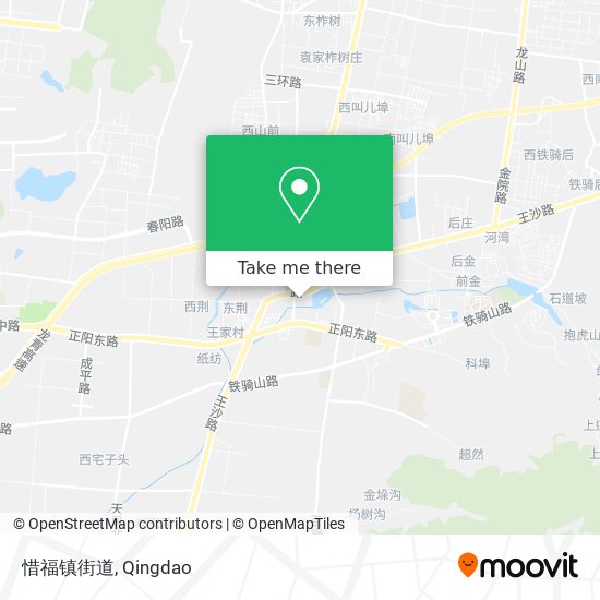 惜福镇街道 map