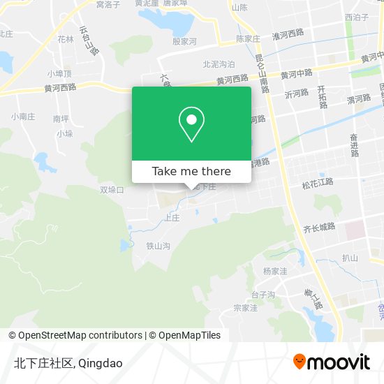 北下庄社区 map