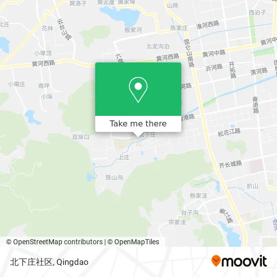 北下庄社区 map