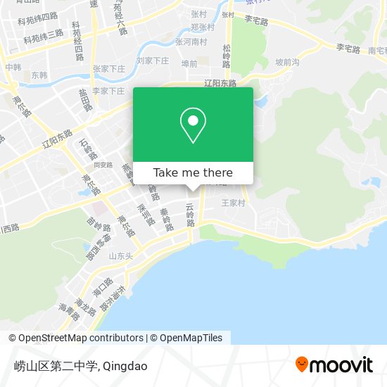 崂山区第二中学 map