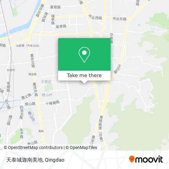 天泰城迦南美地 map