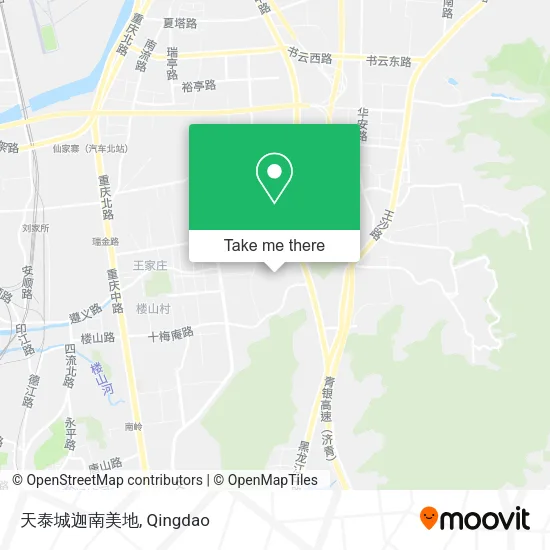 天泰城迦南美地 map