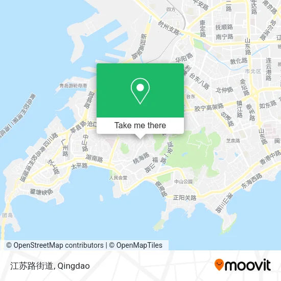 江苏路街道 map