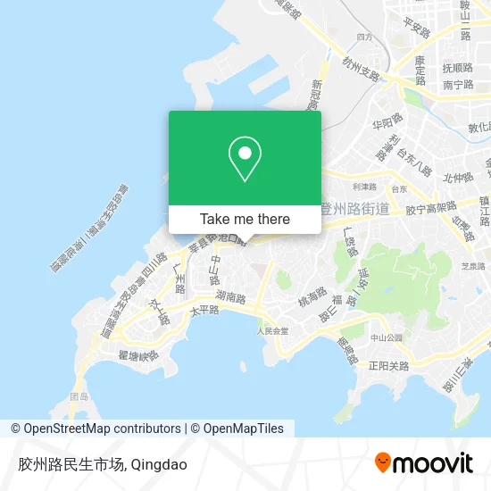 胶州路民生市场 map