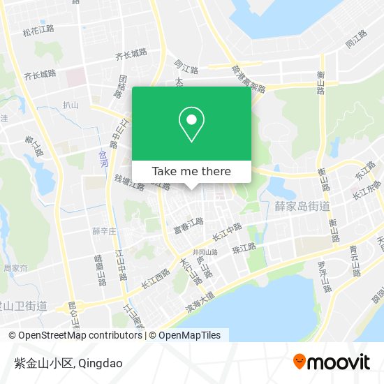 紫金山小区 map