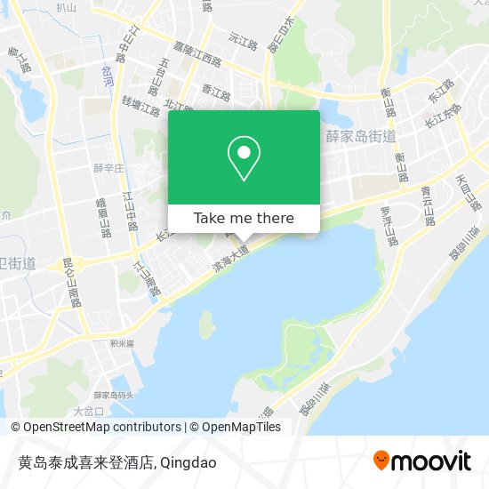 黄岛泰成喜来登酒店 map