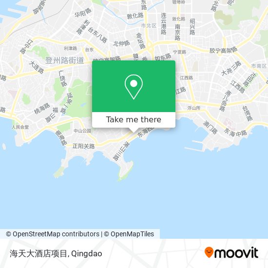 海天大酒店项目 map