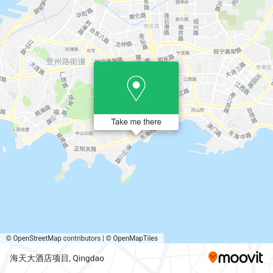 海天大酒店项目 map