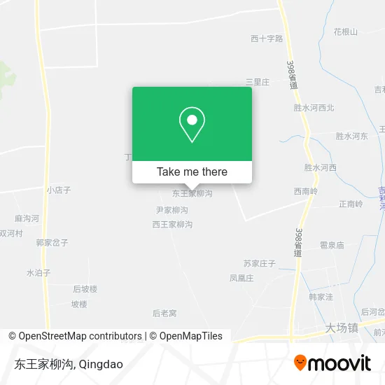 东王家柳沟 map