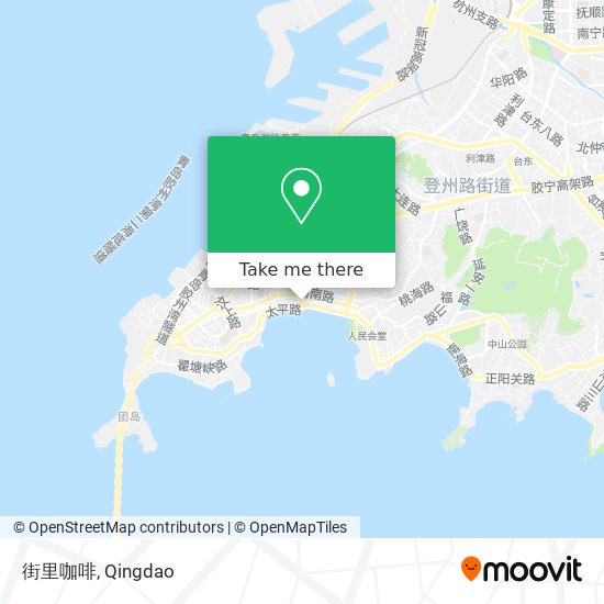 街里咖啡 map