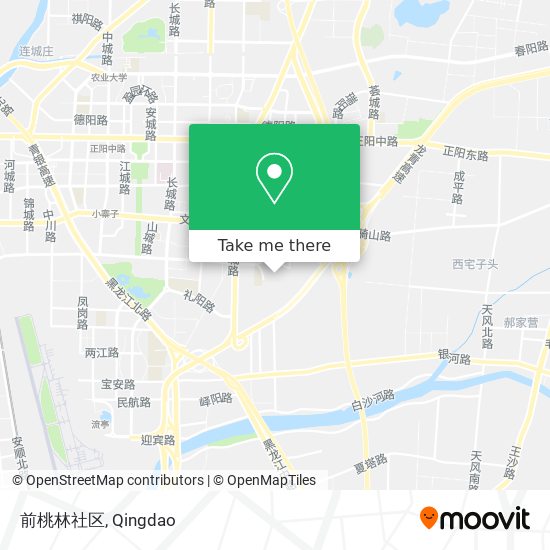 前桃林社区 map