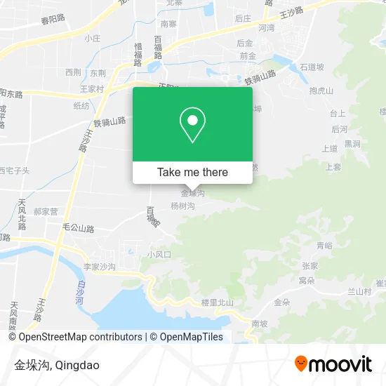 金垛沟 map