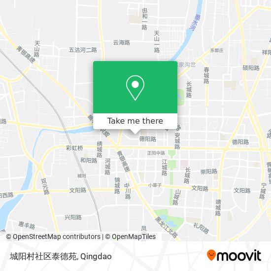 城阳村社区泰德苑 map