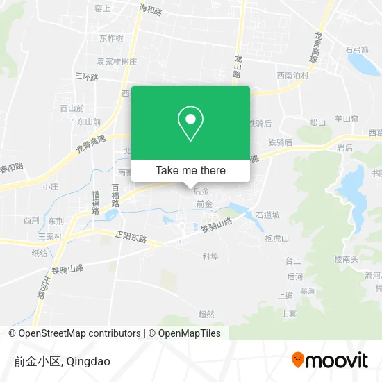 前金小区 map