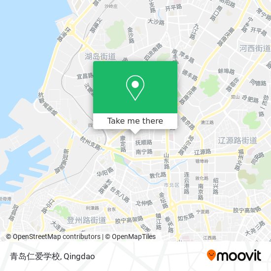 青岛仁爱学校 map