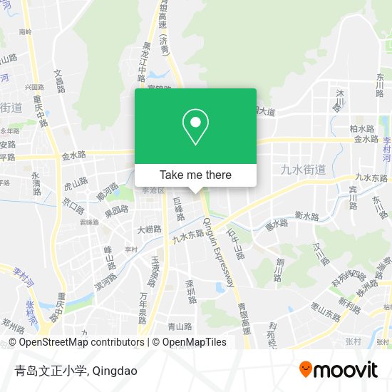 青岛文正小学 map