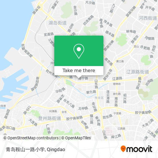 青岛鞍山一路小学 map