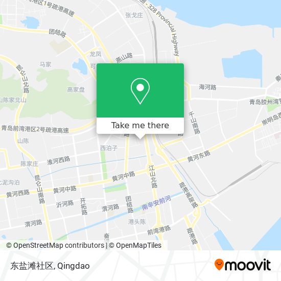 东盐滩社区 map