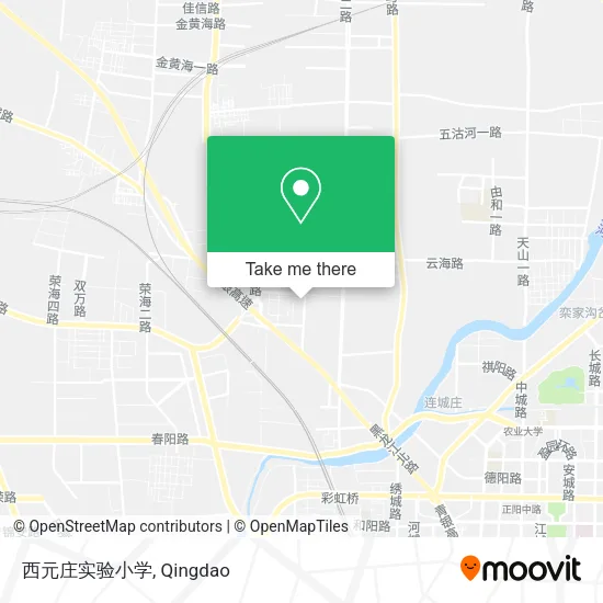 西元庄实验小学 map