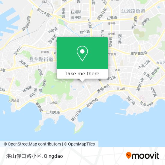 湛山仰口路小区 map