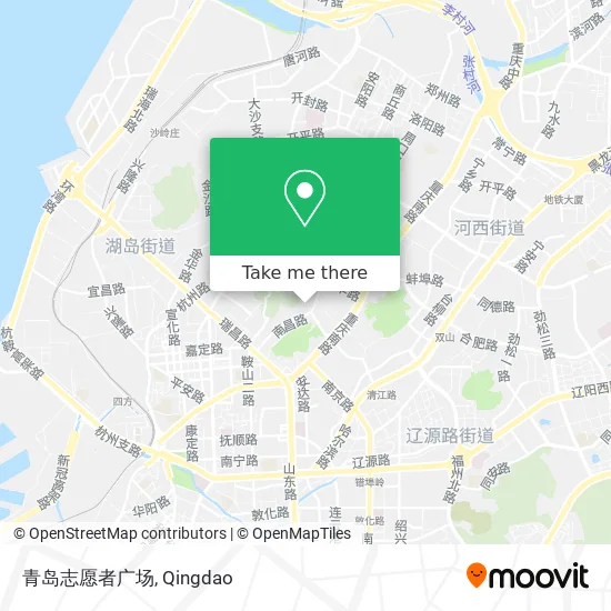 青岛志愿者广场 map