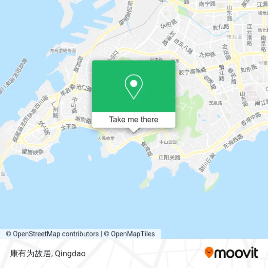 康有为故居 map