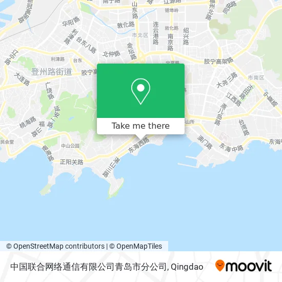 中国联合网络通信有限公司青岛市分公司 map