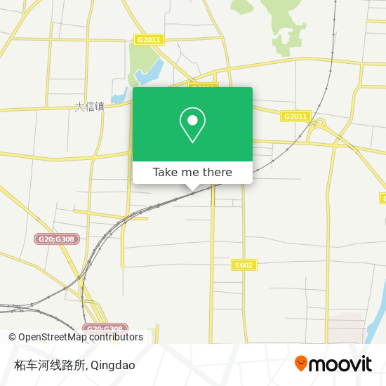 柘车河线路所 map