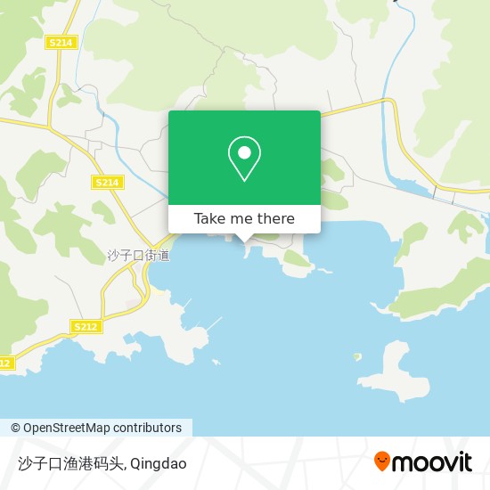 沙子口渔港码头 map
