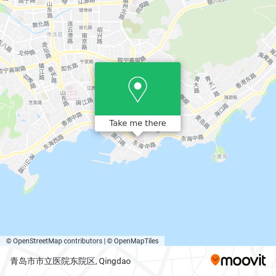 青岛市市立医院东院区 map