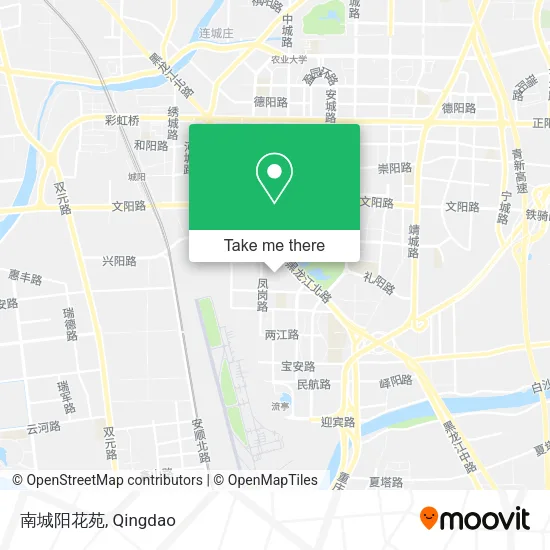 南城阳花苑 map