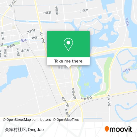 栾家村社区 map