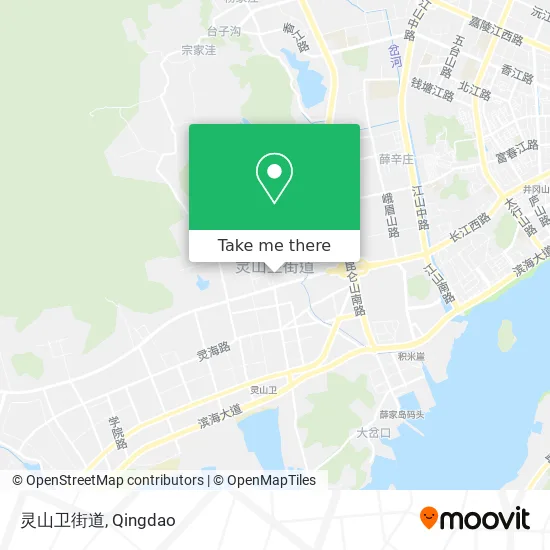 灵山卫街道 map