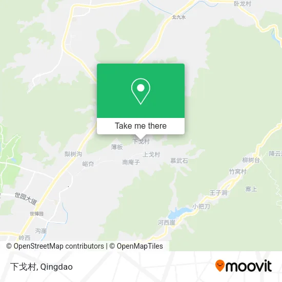 下戈村 map