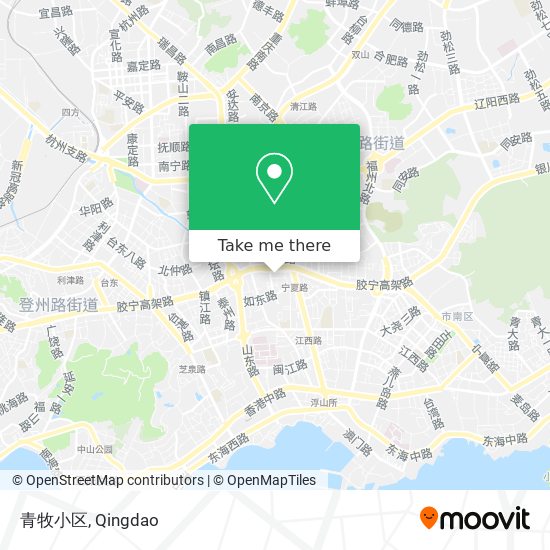 青牧小区 map
