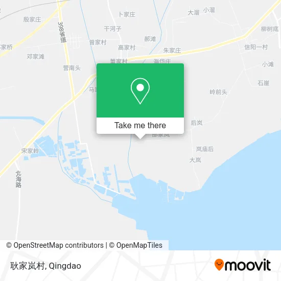 耿家岚村 map