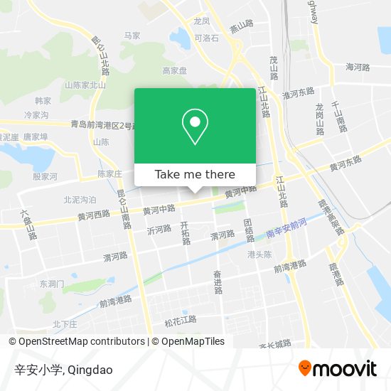 辛安小学 map