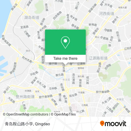 青岛鞍山路小学 map