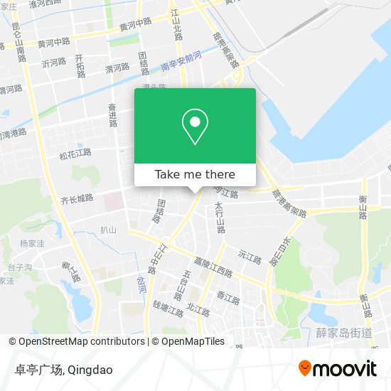 卓亭广场 map