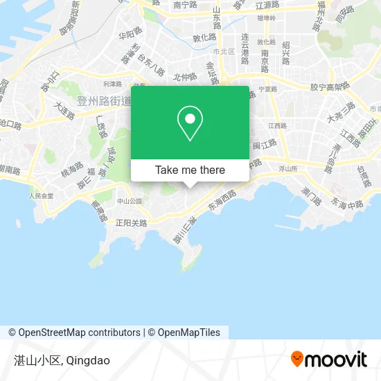 湛山小区 map