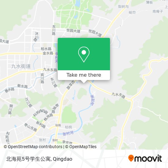 北海苑5号学生公寓 map