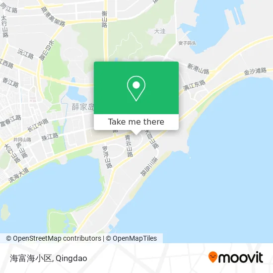 海富海小区 map