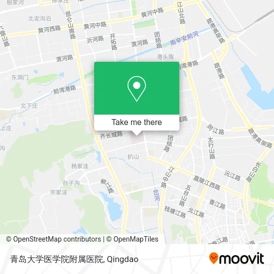 青岛大学医学院附属医院 map