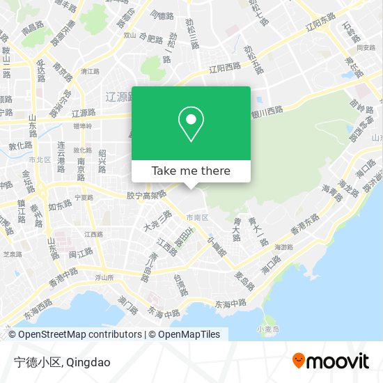 宁德小区 map