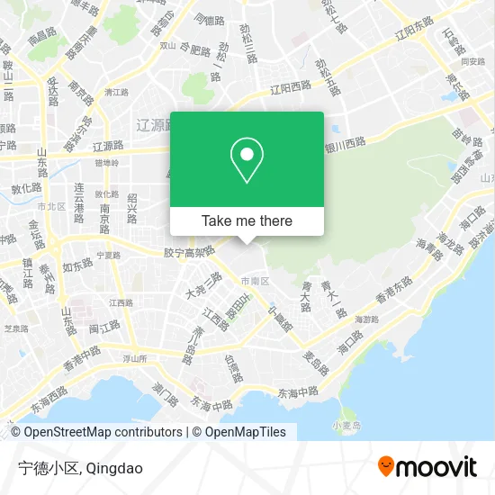 宁德小区 map
