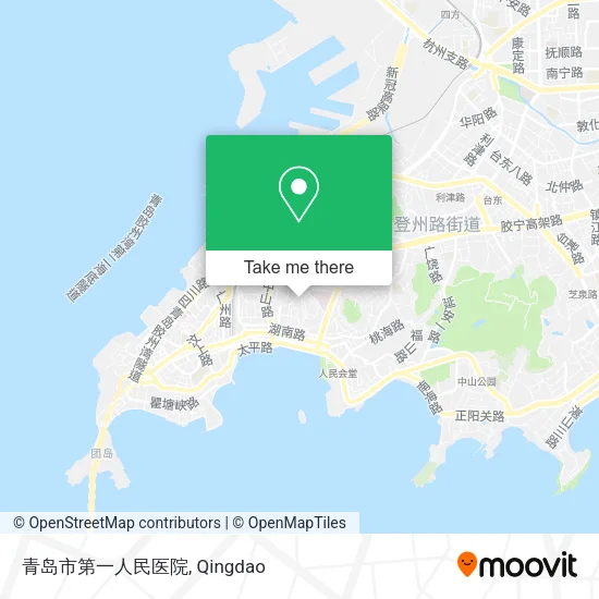 青岛市第一人民医院 map